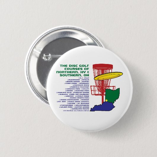 Disc-Golf Ohios Kentucky Button (Vorne & Hinten)