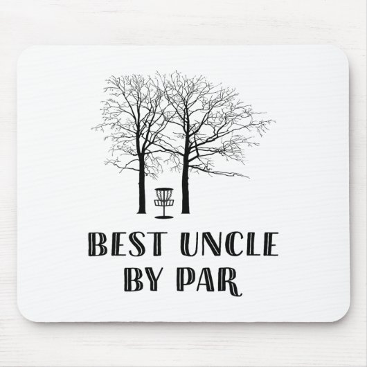 Disc Golf Onkel - Bester Onkel Bei Par  Mousepad (Vorne)