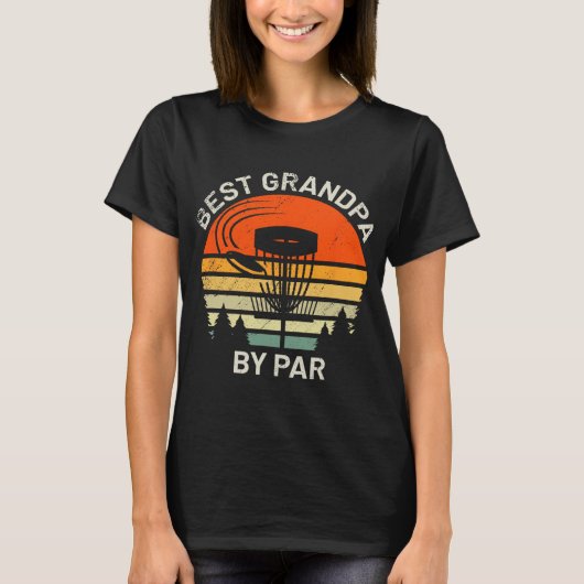 Disc Golf Opa Bester Großvater Von Par Frisbee T-Shirt (Vorderseite)