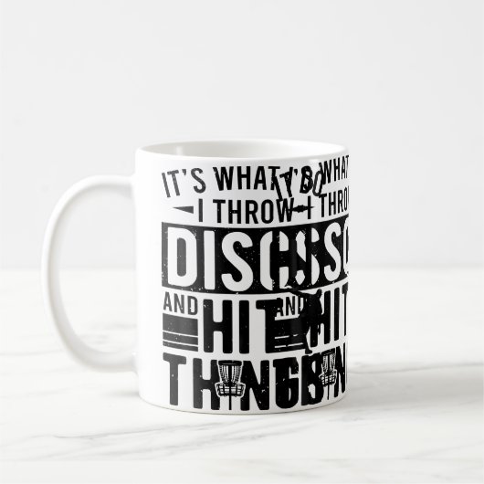 Disc-Golf-Outfit für Disc-Golf-Spieler Kaffeetasse (Links)