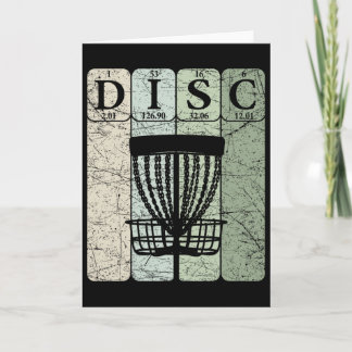 Disc Golf Periodensystem Elemente Frolf Spieler Vi Karte