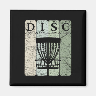 Disc Golf Periodensystem Elemente Frolf Spieler Vi Magnet