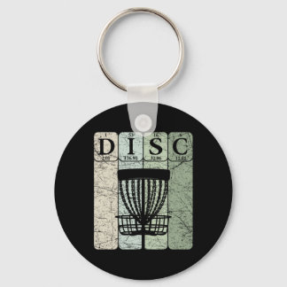 Disc Golf Periodensystem Elemente Frolf Spieler Vi Schlüsselanhänger