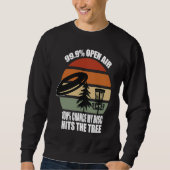 Disc Golf Pineapple Funny For Player And Team Sweatshirt (Vorderseite)