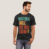 Disc Golf Player Brother Uncle Disc Golf Legend T-Shirt (Vorne ganz)