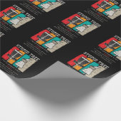 Disc Golf Player Frisbee Disk Golfing Definition Geschenkpapier (Ecke)