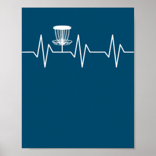 Disc Golf Putt Par Frisbee Golf Disc Golf Spieler Poster