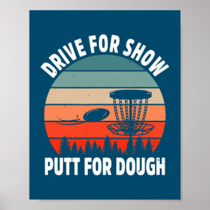 Disc Golf Putt Par Frisbee Golf Disc Golf Spieler Poster