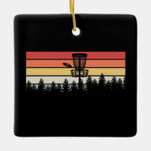 Disc Golf Retro Keramikornament