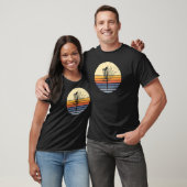 Disc Golf Retro Korb T-Shirt (Unisex)
