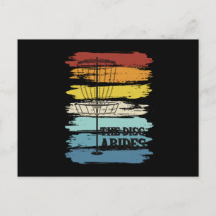 Disc Golf Retro Postkarte