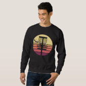 Disc Golf Retro Sunset Sweatshirt (Vorne ganz)