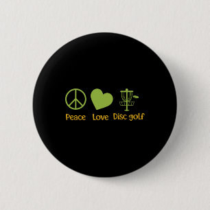 Disc Golf Retro Vintage Männer Frauen, Wahre Fried Button