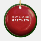 Disc-Golf-Sammelobjekt Keramik Ornament (Hinten)