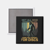 Disc Golf Sasquatch Bigfoot Disc Golfer Lustiger D Magnet (Vorderseite/Rückseite)