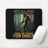 Disc Golf Sasquatch Bigfoot Disc Golfer Lustiger D Mousepad (Mit Mouse)