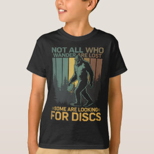 Disc Golf Sasquatch Bigfoot Disc Golfer Lustiger D T-Shirt