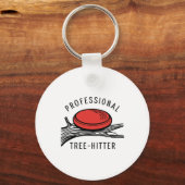 Disc-Golf-Scheibe, professioneller Baum-Treffer, R Schlüsselanhänger (Vorderseite)