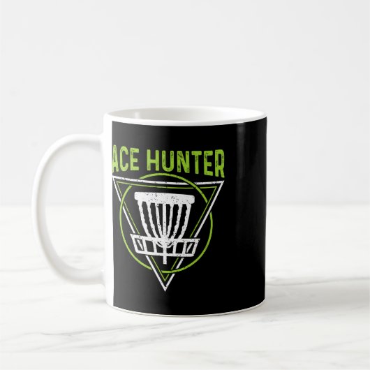 Disc Golf Shirt Lustig Ace Hunter Disc Golf Kaffeetasse (Links)