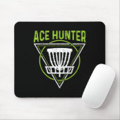 Disc Golf Shirt Lustig Ace Hunter Disc Golf Mousepad (Mit Mouse)