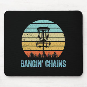 Disc Golf Shirt Lustig Nging Ketten Retro Disc Gol Mousepad