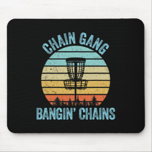 Disc-Golf-Shirt Lustige Kette Retro Disc-Golf-Gesc Mousepad