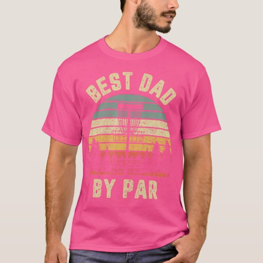 Disc Golf Shirt Väter Bester Vater By Par Lustiger (Vorderseite)