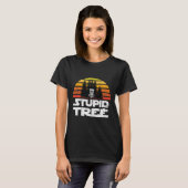 Disc-Golf-Shirts für Männer Dummer Baum Frisbee Go T-Shirt (Vorne ganz)