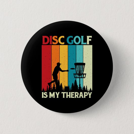 Disc-Golf-Spieler _5  Button (Vorderseite)