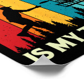 Disc-Golf-Spieler _5 Poster (Ecke)