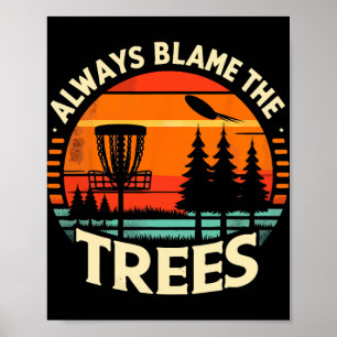 Disc-Golf-Spieler Golfspieler Golfspieler gibt imm Poster