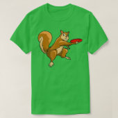 Disc Golf Squirrel Frolf Frisbee Golf Disc 2 T-Shirt (Design vorne)