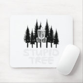 Disc Golf Stupid Tree Funny Frisbee Golfer Frolf Mousepad (Mit Mouse)