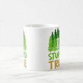 Disc Golf Stupid Trees Retro Frisbee Funny Sports Kaffeetasse (Mittel)