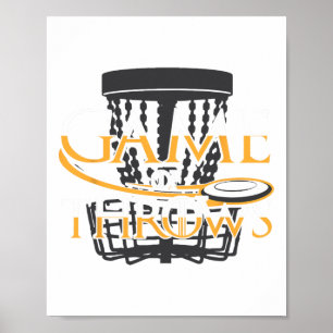 Disc Golf T Shirt für Damen Funny Frisbee Golf Poster