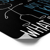 Disc Golf Technik ist Top Secret Lustiger Disc Gol Poster (Ecke)