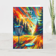 Disc Golf Thema Vatertag