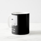 Disc Golf Ufo  Kaffeetasse (Vorderseite Links)