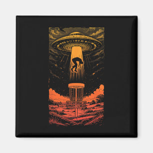 Disc Golf UFO Lustige Fliegende Untertasse Alien-E Magnet