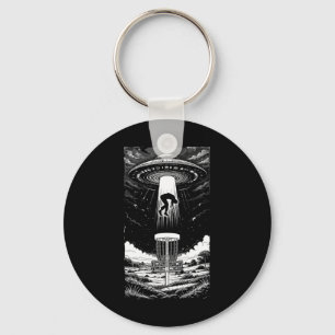 Disc Golf Ufo Lustige fliegende Untertasse Alien-E Schlüsselanhänger