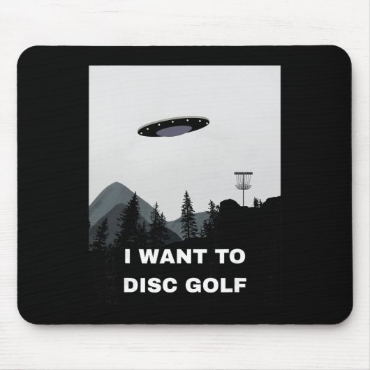 Disc Golf Ufo  Mousepad (Vorne)