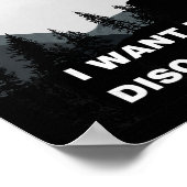 Disc Golf Ufo  Poster (Ecke)