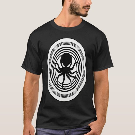 Disc Golf Ultimate Freestyle Kraken Frisbee S T-Shirt (Vorderseite)