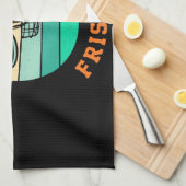 Disc Golf Ultimate Frisbee Geschirrtuch (Viertel Falte)