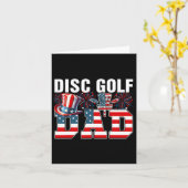 Disc Golf Vater 4. Juli Kostümspielprogramm Matchi Karte (Gelbe Blume)