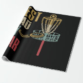 Disc Golf Vater Bester Vater Par Geschenkpapier (Ungerollt)