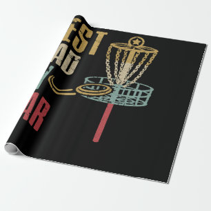 Disc Golf Vater Bester Vater Par Geschenkpapier