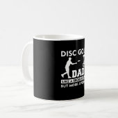 Disc-Golf-Vater-fantastischerer regelmäßiger Vater Kaffeetasse (Vorderseite Links)