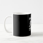 Disc-Golf-Vater-fantastischerer regelmäßiger Vater Kaffeetasse (Links)