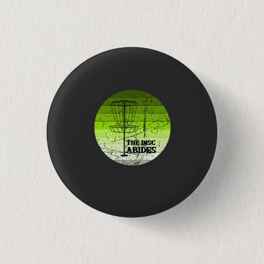 Disc Golf Vintage Button (Vorderseite)